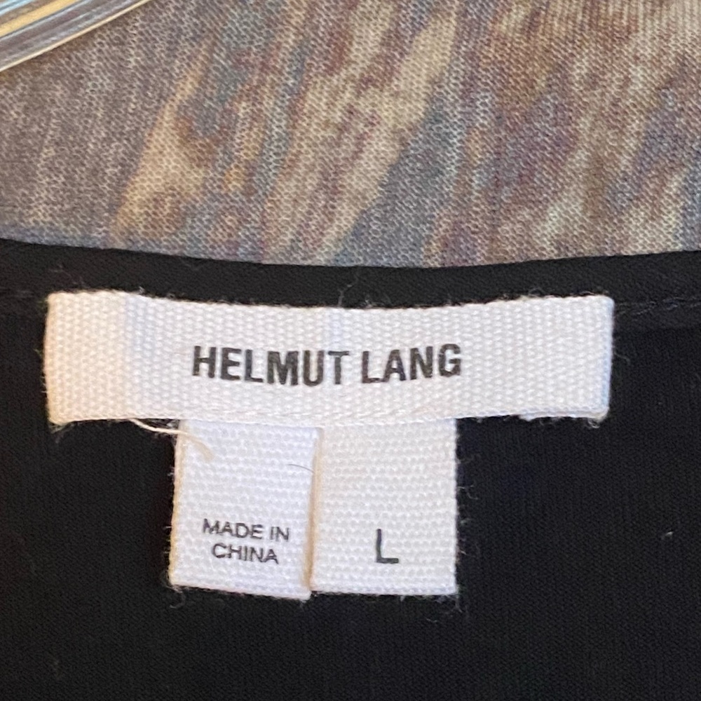 Helmut Lang Wool Abstract Pattern Dress - Picture 4 of 8